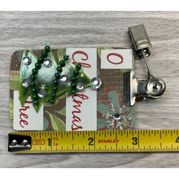 Christmas Tree Clipboard Ornament Coach Teacher Gift - Picture 3 of 4